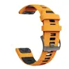 Pulseira Garmin fenix8765/X/S Pulseira Esportiva Garmin fenix 8X E Silicone Bicolor