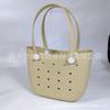 Bolso Nuevo de Media Luna de Verano, Bolso de Agujeros de Moda y Versátil, Bolso de Mano de Nicho DIY, Bolso de Playa de Eva con Diseño Hueco