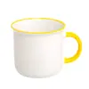 Caneca Esmaltada Imitação com Logo Impresso Caneca Cerâmica Retrô Nostálgica Caneca de Café Caneca de Água Presente Publicitário Personalização