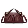 Yue Zi 2026 Outono Inicial Novo Estilo Elegante Bolsa Feminina de Ombro Único Toque de Luxo Bolsa Plissada Moda para o Trabalho Pequena Bolsa Quadrada de Mão