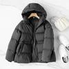 Comercio exterior exportación Alta calidad 90 plumón de pato blanco cintura casual con capucha Joker adelgazante rejuvenecedor chaqueta acolchada tipo pan para mujer