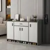 Gabinete para zapatos de entrada de casa, gabinete de almacenamiento para sala de estar, gabinete lateral para dormitorio y comedor, zapatero de varias capas para pasillo de entrada, almacenamiento para apartamentos de alquiler
