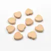 Madera de Haya Creativa Corazón Estrella Cuentas de Madera Color Natural Madera de Haya Flor Oso Cuentas Sueltas Cadena de Chupete DIY Accesorios de Joyería
