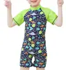 Traje de baño 2024 traje de baño infantil bañador de una pieza para niños bañador para niños pequeño mediano y grande traje de baño conservador para aguas termales venta al por mayor