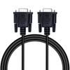 Fabricante Personalizado D-Sub Db9P Hembra Doble Cabezal Cobre Puro Núcleo de Cobre Libre de Oxígeno Cable Blindado Trenzado Conexión de Puerto Serie