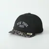 Nueva Gorra de Béisbol con Estampado de Leopardo New York para Bebé Versión Coreana Gorra de Béisbol de Gamuza Sombrero de Otoño e Invierno para Niños Transfronterizo