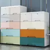 Gabinete de Almacenamiento de Plástico Extra Grande de 70 de Ancho con Cajones Gabinete para Snacks Cómoda Doméstica Caja de Almacenamiento y Acabado Gabinete de Almacenamiento