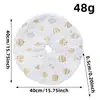 Falda para Árbol de Navidad Harbor Love 38CM Pequeña Mini Blanca Clásica de Felpa Decoración para Árbol de Mesa Navidad