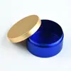 Ventas Directas de Fábrica Caja de Hojalata Lata Redonda Pequeña Lata de Aluminio Té Universal Mini Lata para Té Lata para Pasta