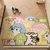Alfombrillas Lindas de Dibujos Animados para Puerta de Entrada, Alfombrillas de Alambre Cortables para Puerta de Entrada Interior, Alfombrillas para Raspar Barro y Resistentes a la Suciedad para la Entrada