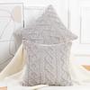 Fronha Simples Transfronteiriça Cor Sólida Fronha de Pelúcia Almofada de Cabeceira para Casa Almofada para Sofá de Sala de Estar Almofada Quarto