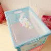 Caja de Almacenamiento de Dibujos Animados con Plegado de Libro Corazón de Niña Escritorio Cosméticos Artículos Varios Caja de Infidelidad Caja de Almacenamiento Portátil