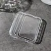 Use una caja de almacenamiento de doble capa, herramientas para decoración de uñas, alta permeabilidad, a prueba de polvo, impermeable, diseño de hebilla, almacenamiento, suministros convenientes al por mayor