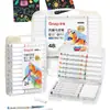 Domina el Uso de Marcadores Acrílicos de Punta Suave de Líquido Directo en 60 Colores, No Transparentes y Apilables, Disponibles en 48 Colores y 24 Colores, Plumas de Pintura para Niños