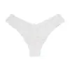 Lencería sexy transparente de talla grande europea y americana con lazo personalizado, encaje de lunares sexy, tiro bajo, entrepierna de algodón, ropa interior para mujer