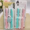 Set de 3 Piezas de Depiladores Plegables para Cejas Yuhuan, Cuchillas Profesionales para Depilar Cejas para Mujeres, Herramientas de Belleza al por Mayor Yh712
