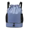 Bolsa de Basquete Masculina Mochila Esportiva com Separação Seca e Úmida Mochila de Tecido Oxford Espesso Bolsa de Treinamento de Futebol Bolsa Impermeável para Natação
