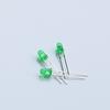 Cuentas de Luz LED Verdes Transparentes Sin Borde de 3 mm Diodo Emisor de Luz LED de Enchufe Directo Verde Redondas de Cabeza Larga y Corta de 3 mm