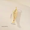 Accesorios de Joyería de Metal Materiales Hechos a Mano Animales Marinos Colgante de Pez Koi Collar Pulsera Pendientes DIY Colgante