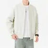 Chaqueta Casual para Hombre de Primavera y Otoño Nueva, Cuello, Cardigan Holgado, Traje de Béisbol de Moda para Hombre, Volador