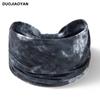 Faixa de cabelo estampada tie-dye europeia e americana, nó lateral largo, faixa de cabelo esportiva, faixa de cabelo elástica, acessórios para cabelo feminino, lenço de cabeça, atacado