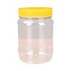 Garrafa de mel de 1kg garrafa de plástico capacidade de mel 500gpet espessa transparente latas de plástico seladas latas de armazenamento de lanches fabricantes