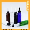Botella marrón de punta 150ml, botella transparente de punta, botella para aceite esencial 150ml, botella blanca de punta para pegamento, botella para loción