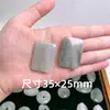 Pingente de Jade Verde Tianshan de Xinjiang com Padrões Florais, Pedra de Jade Verde Tianshan, Pingente Ruyi Dupla Face, Fivela da Paz, Suprimento para Transmissão ao Vivo