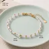 Pulsera Delgada de Tubo Cuadrado de Amatista Azul y Aventurina Natural para Mujer, Pulsera de Cristal Moderna, Elegante, Suave y Sofisticada