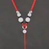 Corda de Colar de Jade Pingente Cordão Pingente Corda Pingente de Jade Pescoço Corda de Pingente de Jade Ajustável Corda de Segurança Pucking Item