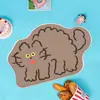 Tapete de Chão Estilo Ins Coreano Imitação de Caxemira Cobertor de Cabeceira de Quarto Tapete Absorvente Antiderrapante para Porta de Banheiro Tapete Decorativo para Sala de Estar