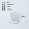 Soporte de Ángulo de Acero Laminado en Frío, Escuadra en L de 90 Grados, Conector de Soporte de Estante, Sujetador de Ángulo Recto, Ángulo de Hierro, Escuadra de Ángulo Galvanizada Engrosada