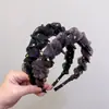 Diadema de Gasa de Burbujas con Forma de Nube Sencilla para Mujer, Realza la Altura Craneal, Añade un Toque de Lujo, Hace que el Rostro Parezca Más Pequeño, Accesorio para el Cabello Exquisito y Versátil