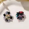 Fotografía Salida de Verano Niña Flor de Cúmulo de Flor de Arroz Degradada DIY Tejido a Mano Lindo Accesorios para el Cabello Pendientes Accesorios
