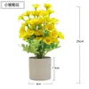 Estilo Ins Flor Artificial de Camomila Flor Artificial de Margarida Decoração de Casamento para Casa Pequeno Crisântemo Selvagem Flor de Seda Decoração de Mesa Flor