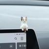 Gato Pantalla de Coche Pequeños Adornos Coche Consola Central Muñeco Coche Mini Xiao Mao Decoración Interior Coche Muñeco