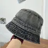 Chapéu de Pescador Vintage de Aba Larga, Algodão Lavado Retro Coreano, Chapéu Bucket Simples Casual Versátil que Cobre o Rosto para Primavera e Verão, Tendência Unissex