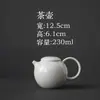 Dehua hecho a mano manteca blanca de jade porcelana Xi Shi tetera olla individual filtro de té blanco puro cerámica logo mayorista formulación