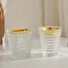 Incensário Árabe Transfronteiriço Porta-Velas de Aromaterapia de Vidro Cristalizado Artesanato Estilo Baccarat Oriente Médio Mais Vendido