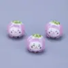 Gato de la Suerte de Cerámica Caqui Ruyi Estilo Chino Dibujo Animado Accesorios de Joyería DIY Colgante para Bolso de Teléfono Móvil con Colgante con Cuentas