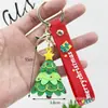 Llavero Navideño Transfronterizo Colgante Caja Sorpresa Papá Noel Muñeco de Nieve Árbol de Navidad Llavero Navideño Colgante Pequeño