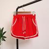Pantalones cortos deportivos de verano para mujer, de secado rápido, informales, holgados, de talla grande, para correr, de color caramelo, para playa, para el cabello