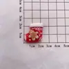 Serie Navideña Accesorios de Resina DIY Pegamento de Crema Funda para Teléfono Móvil Pasador Diadema Llavero Pendientes Accesorios Colgantes