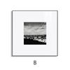Pintura Decorativa Minimalista Moderna para Sala de Estar Fotografia de Paisagem Preto e Branco Arte de Nicho Pintura para Pendurar Quarto Estudo Pintura Nostálgica de Luxo Leve
