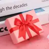 Caja de regalo de lazo 7.3*9*3.7cm caja de joyería caja de almacenamiento para pendientes collar caja de regalo cielo y tierra caja de embalaje para joyería