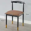Silla de Comedor Nórdica Modelo Nuevo 2025 Juego de Mesa y Sillas de Comedor para Uso en el Hogar, Silla con Respaldo, Taburete de Estudio, Silla de Madera Sintética, Silla de Arte en Hierro Tipo Cuerno