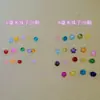 Tubo Blando de Vidrio de Color de 2 mm Fibra de Vidrio Nostálgica Envuelto en Hilo Tejido a Mano Plástico Tejido Pez Pequeño Tubo Blando Vacío