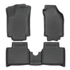 Adequado para FIAT Cronos 2025-2026 Tapetes de carro 3D para todos os climas em TPE