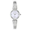 Reloj Nuevo para Dama para Estudiantes, Estilo Coreano Moderno Elegante Pulsera de Diamantes, Reloj de Mujer, Reloj de Cuarzo, Reloj de Pulsera Dorado para Mujer