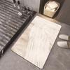 Alfombrilla de baño de diatomeas simple, absorbente, antideslizante, de secado rápido, resistente a las manchas, venta al por mayor